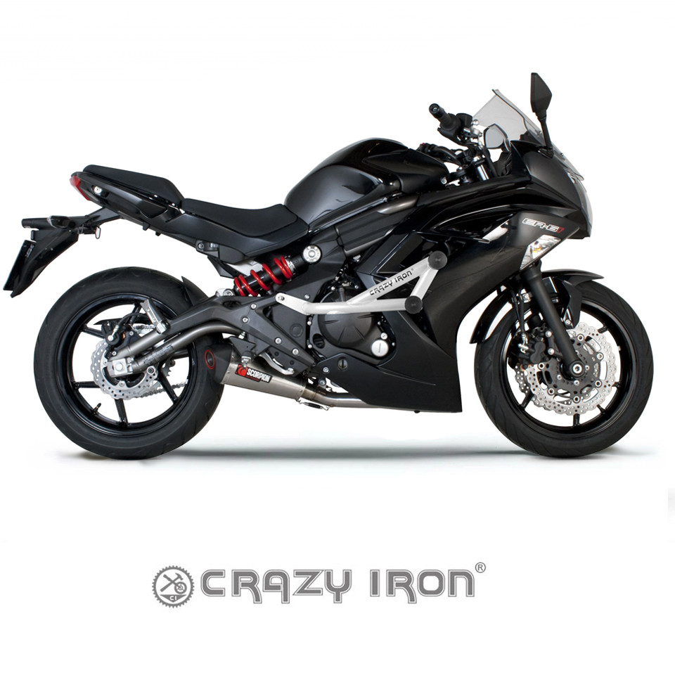 Crazy Iron Защита RACE RAIL KAWASAKI Ninja 650R, ER-6F 12-16, Ninja 400 14-17