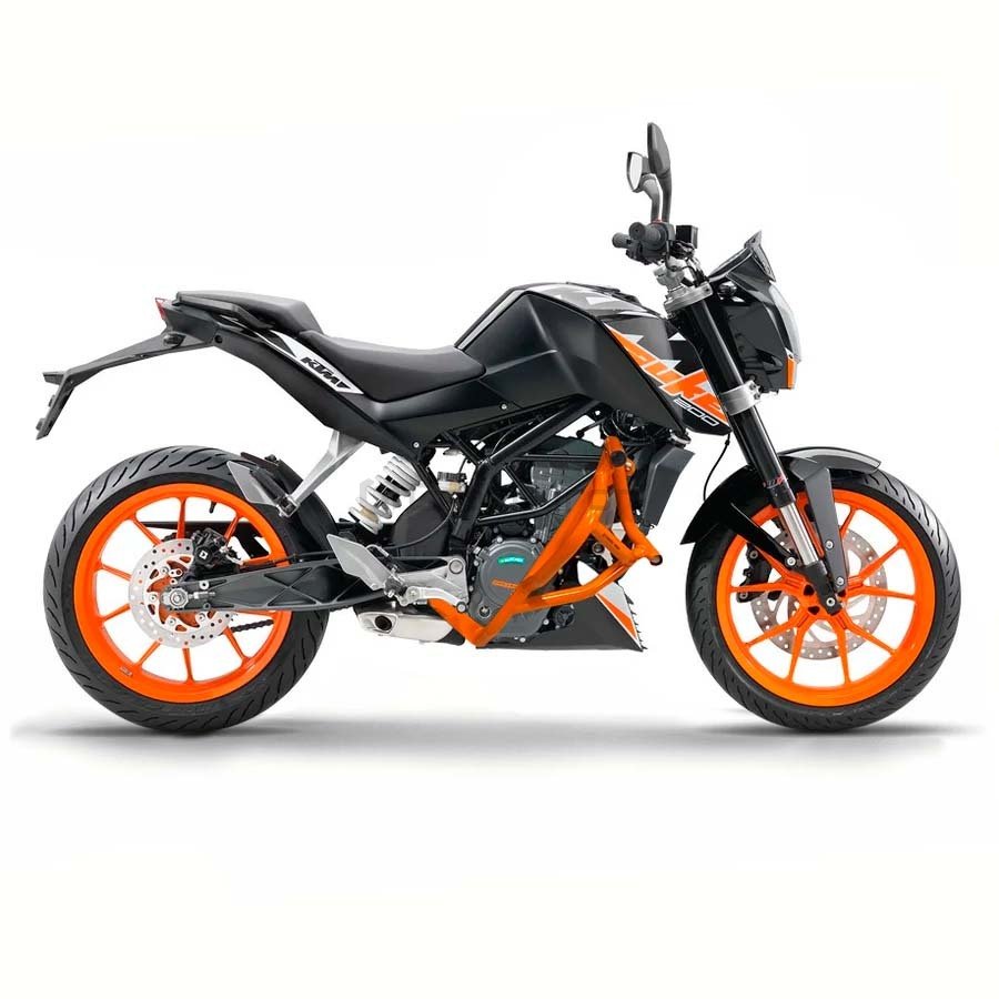 Crazy Iron Дуги учебные на мотоцикл KTM Duke 125, Duke 390 до -16, Duke 200 12-21 оранжевые