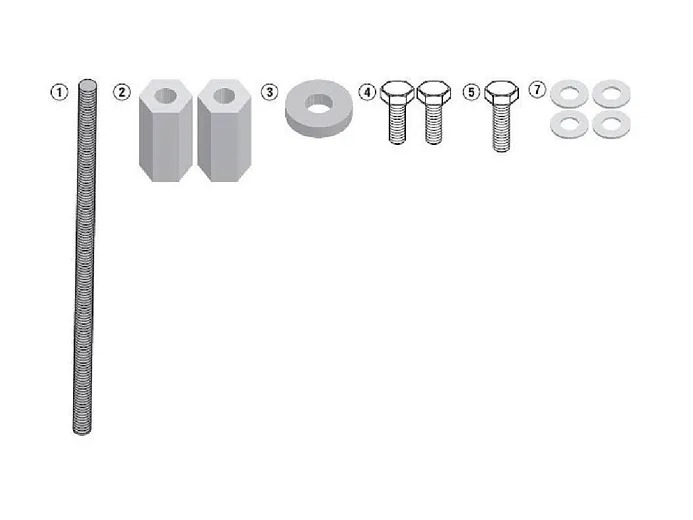 Kappa KN5108KIT Комплект для установки дуг безопасности KN5108OX
