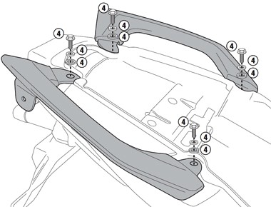Givi 4103KIT Установочный комплект Kawasaki Versys 650 10-14