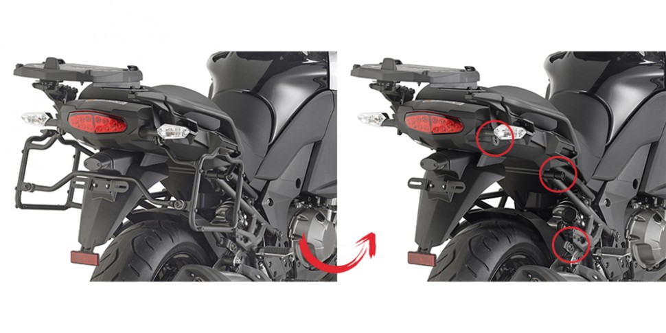 Kappa KLR4113 Крепеж боковых кофров KAW VERSYS 1000
