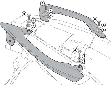 Givi 4103KIT Установочный комплект Kawasaki Versys 650 10-14