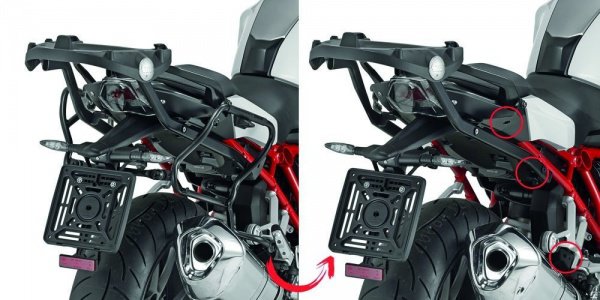 GIVI PLXR5117 Крепление боковых кофров Givi V35 на BMW R1200R/R1200RS 2015-2016