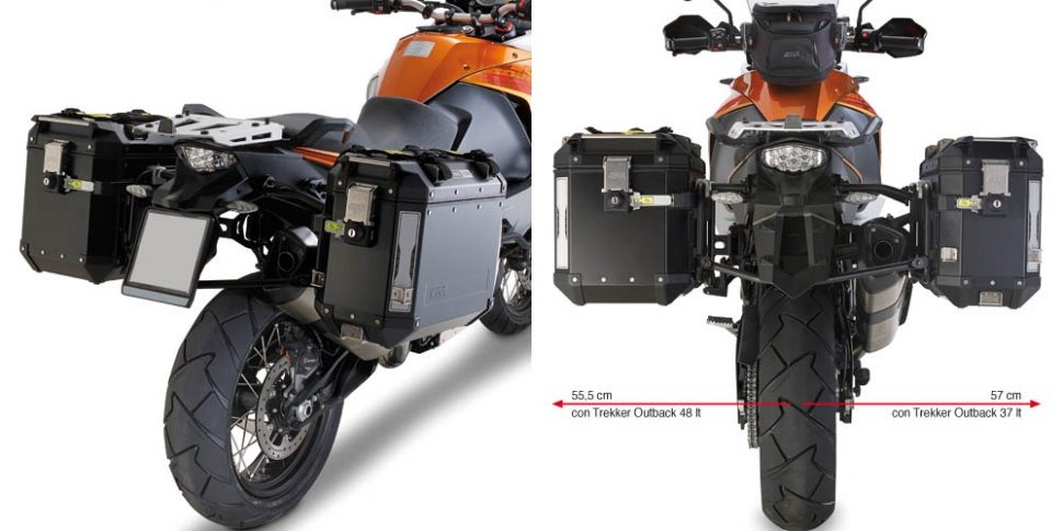 Kappa KL7705CAM Крепеж боковых кофров KTM1050