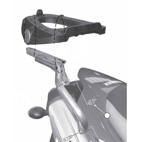 Kappa K333M Крепеж кофра Yamaha XT660Z 08-16