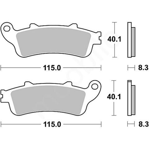 Тормозные колодки Honda OEM 06455-MAT-E22