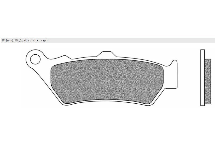 Brembo 107527011 колодки тормозные (FDB2006)