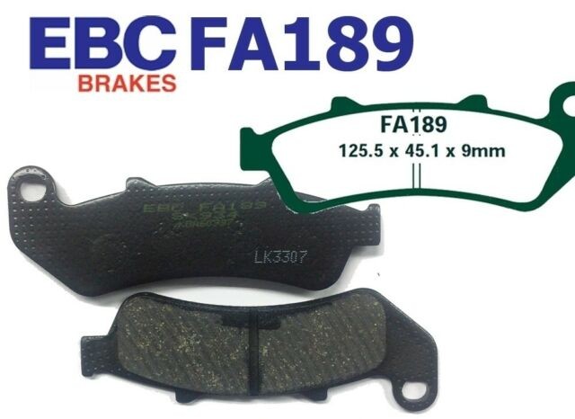 Тормозные колодки EBC FA189