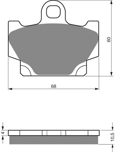 Тормозные колодки для мотоциклов GOLDfren 113 S3