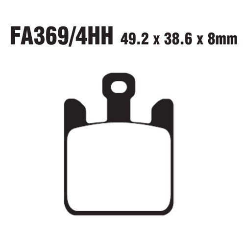Тормозные колодки EBC FA369/4HH
