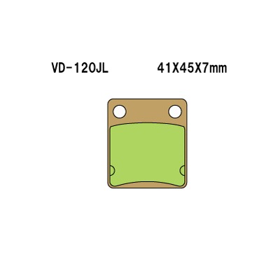 Тормозные колодки Vesrah VD-120JL
