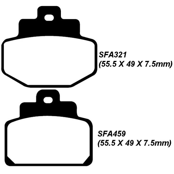 Тормозные колодки EBC SFA321