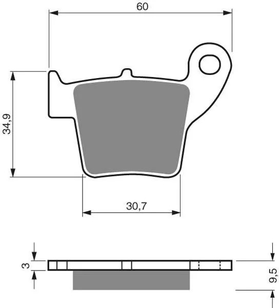 Тормозные колодки для мотоциклов GOLDfren 176 S33