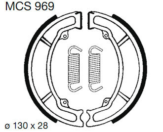 Тормозные колодки Lucas TRW – MCS969
