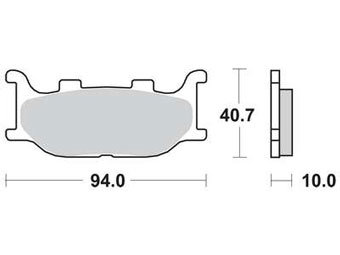 Тормозные колодки Lucas TRW – MCB666SV