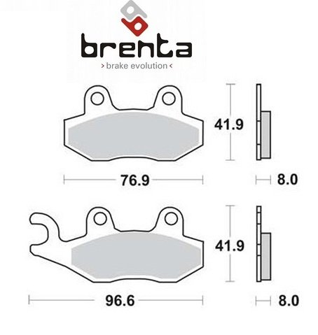 Тормозные колодки Brenta FT 3063