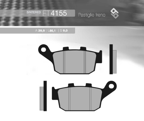 Тормозные колодки Brenta FT 4155