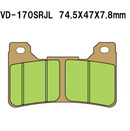Тормозные колодки Vesrah VD-170SRJL