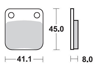 Тормозные колодки Lucas TRW – MCB510SI