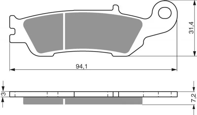 Тормозные колодки для мотоциклов GOLDfren 248 S33
