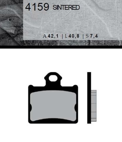 Тормозные колодки Brenta FT 4159