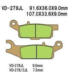 Тормозные колодки Vesrah VD-278JL