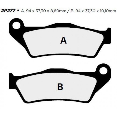 Тормозные колодки Nissin 2P-277NS