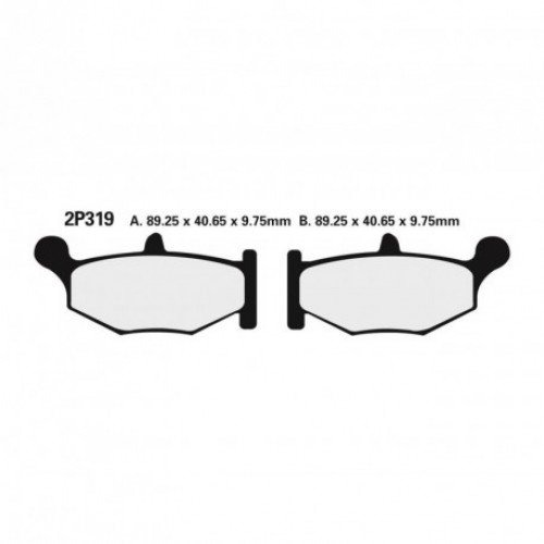 Тормозные колодки Nissin 2P-319NS