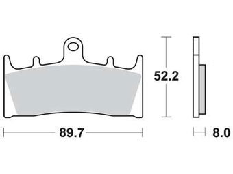 Тормозные колодки Lucas TRW – MCB659CRQ