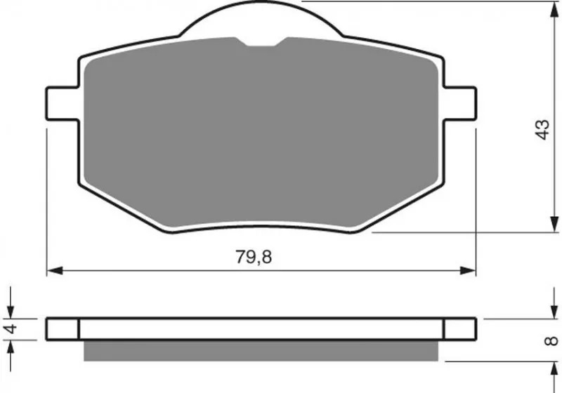 Тормозные колодки для мотоциклов GOLDfren 322 S3