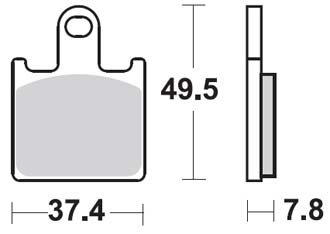 Тормозные колодки Lucas TRW – MCB789SV