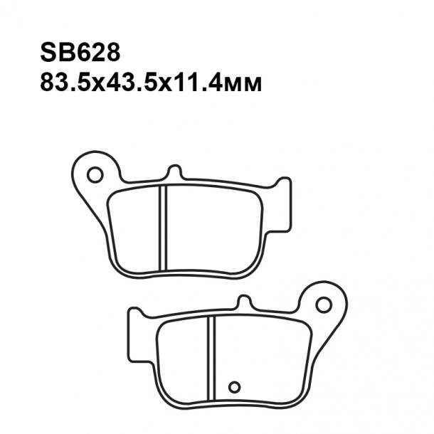 Тормозные колодки Puller SB628