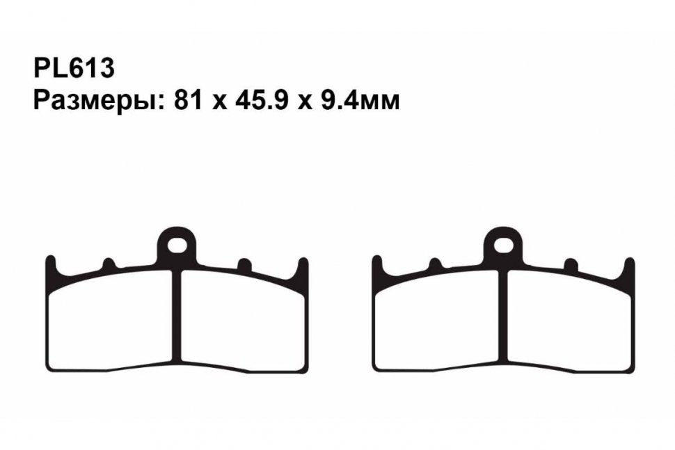 Тормозные колодки Puller PL613