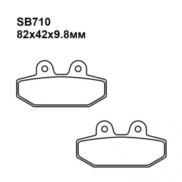 Тормозные колодки Puller SB710