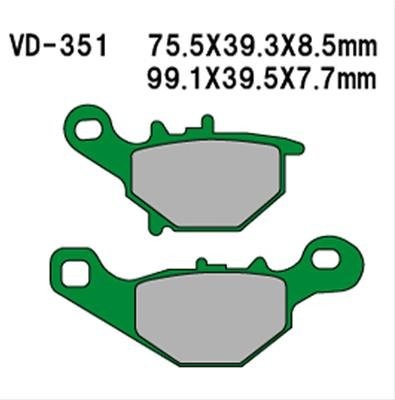Тормозные колодки Vesrah VD-351JL
