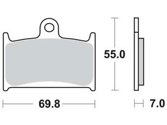 Тормозные колодки Lucas TRW – MCB690