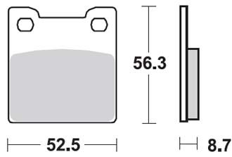 Тормозные колодки Lucas TRW – MCB678SH
