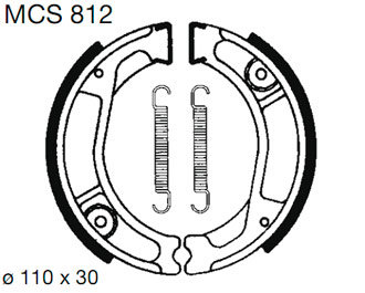 Тормозные колодки Lucas TRW – MCS812