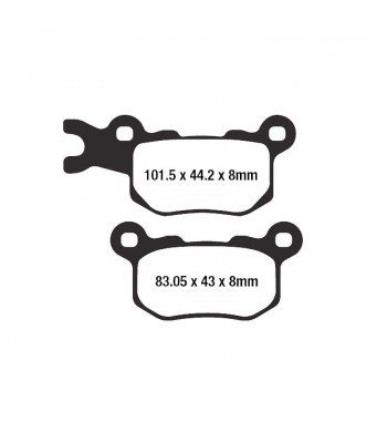 BRP OEM 715900382 Колодки тормозные (FA685)