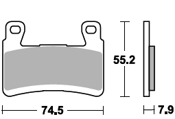 Тормозные колодки для мотоциклов Lucas TRW MCB850SV