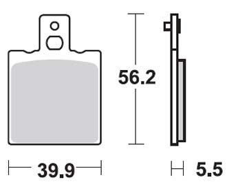 Тормозные колодки Lucas TRW – MCB553