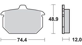 Тормозные колодки Lucas TRW – MCB527