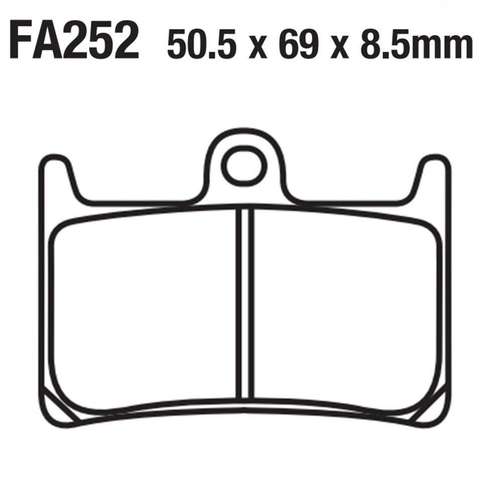 Тормозные колодки Tarazon BP-FA252
