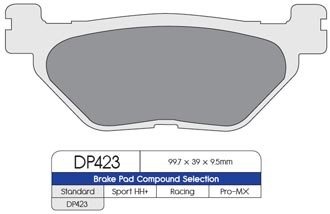 Тормозные колодки DP Brakes DP423 синтетические