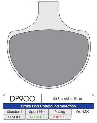 Тормозные колодки DP Brakes DP900 синтетические