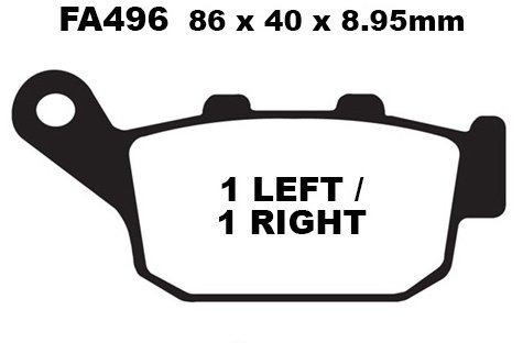 Тормозные колодки AHL FA496
