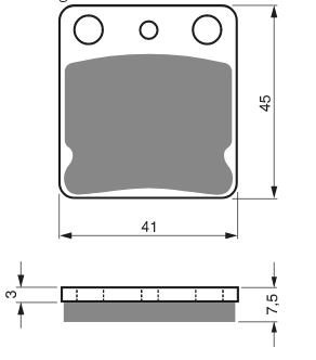 Тормозные колодки AHL FA054