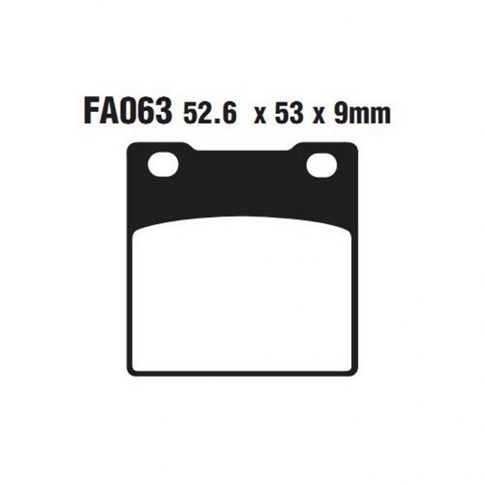 Тормозные колодки AHL FA063-S
