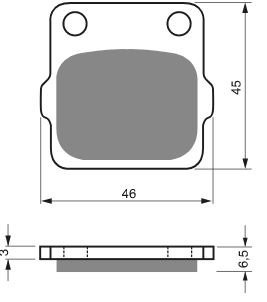 Тормозные колодки AHL FA084