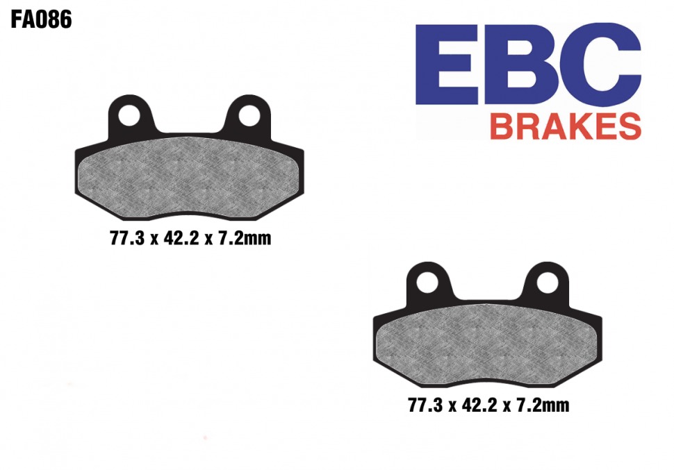 Тормозные колодки EBC FA086